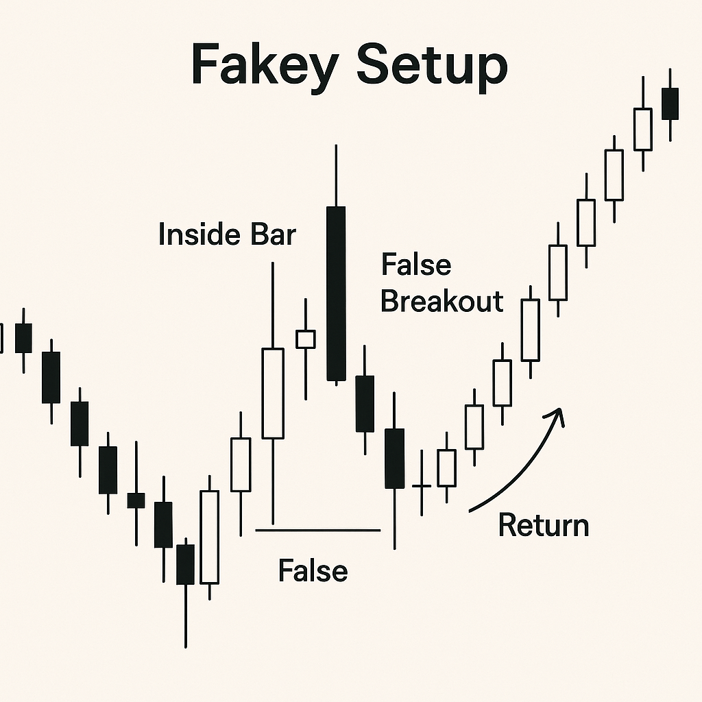 Fakey setup illustration in price action trading.