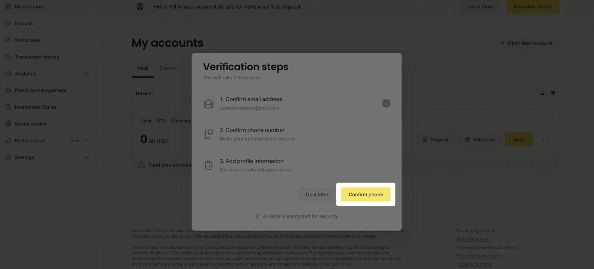 How to Verify Your Exness Account