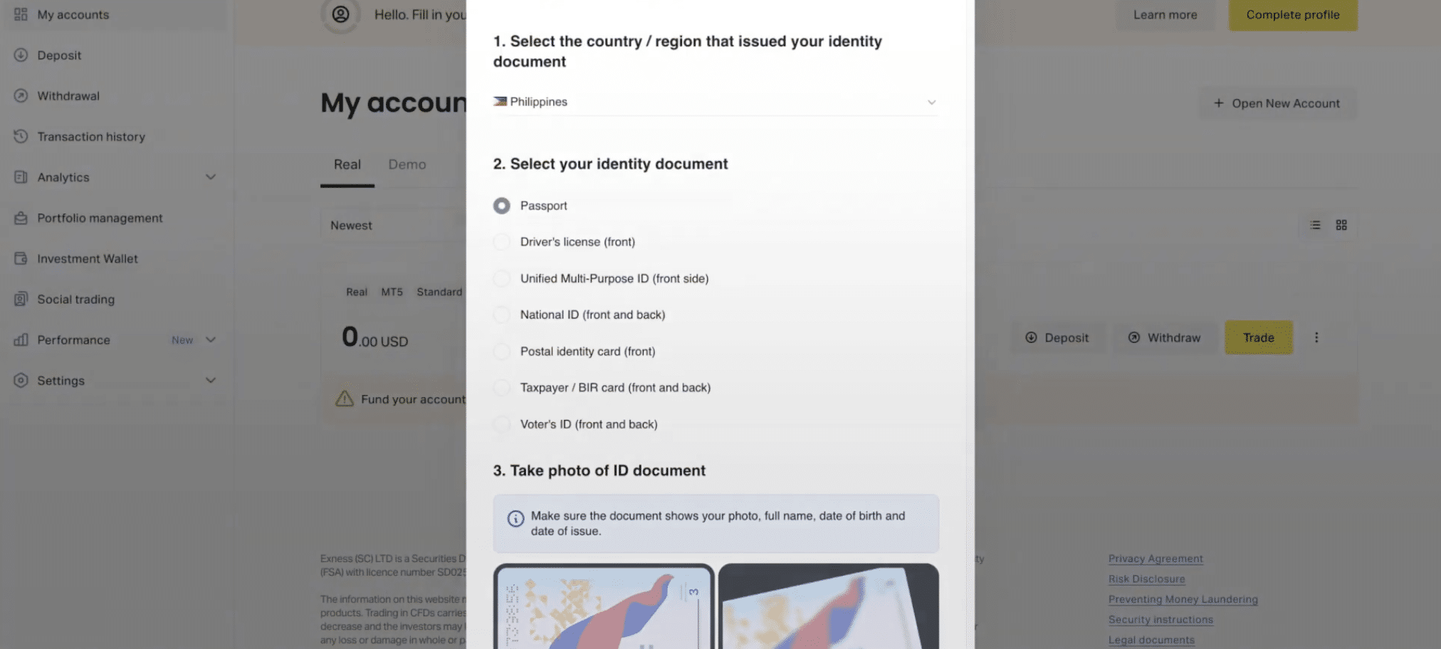 How to Verify Your Exness Account